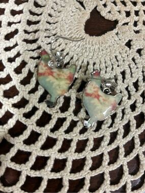 Floral Multicolor Chicken Drop Earrings - Women Jewelry
